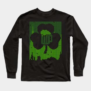 Digital Shamrock Long Sleeve T-Shirt